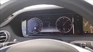 MercedesBenz S350d 258HP Top speed 100250 kmh  Acceleration [upl. by Euqinad]