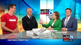 Daybreak Interviews Salvation Army on Donut Day [upl. by Yrrap478]