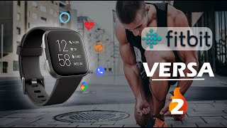 Fitbit Versa 2 Watch Unboxing and Review  M techx LK [upl. by Aliek]