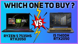 MSI Bravo 15 VS ASUS TUF F15  Ryzen 7 7535HS VS i5 11400H  RTX 2050  Which one to buy  🔥 [upl. by Gerdeen547]