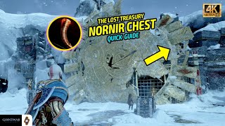 The Lost Treasury Nornir Chest Puzzle Solution ALL Horns of Blood Mead  God of War Ragnarok [upl. by Abercromby349]