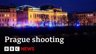 Prague shooting Czech authorities say 10 killed and dozens injured at central university  BBC News [upl. by Vlad309]