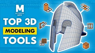 How to Use The Modeling Tools in Maya [upl. by Hakceber]