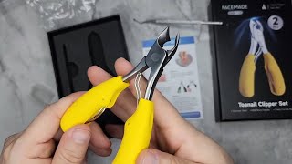 Toenail Clippers Professional Ingrown Toenail Tools Podiatrist Super Sharp Toenail Clippers Review [upl. by Lorianne990]