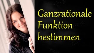 Ganzrationale Funktionen bestimmen Grad 2 Steckbriefaufgaben eFunktion [upl. by Akeim]