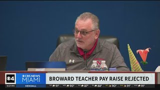 Broward school board votes 54 against proposal for annual teacher pay raise [upl. by Latoya]