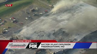 Fire emerges at Fredericktown Mo plant evacuations ordered [upl. by Michail]