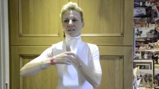 Louise Bell  How to tie a stock [upl. by Ashton]