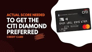 What Credit Score Is Needed For Citi Diamond Preferred Card [upl. by Attirehs524]