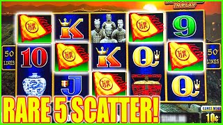 OMG Rare 5 SCATTER Bonus HUGE WIN Golden Century Dragon Link Slot Machine [upl. by Pederson936]