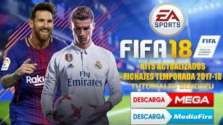 NUEVO FIFA 18 PPSSPP ANDROID KITS ACTUALIZADOS 201718  CONFIGURACIÓN [upl. by Zoellick]