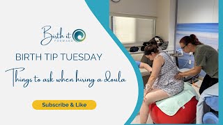 Birth Tip Tuesday Things to ask when hiring a doula [upl. by Wanonah]