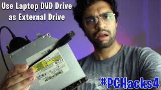 Laptop DVD drive use as External  Convert Internal DVD drive to External USB [upl. by Gertrudis116]