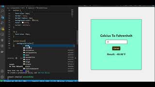 Celsius to Fahrenheit  project 3 [upl. by Sawyor579]