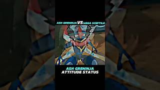 GRENINJA VS SCEPTILE  GRENINJA ATTITUDE STATUS  viralshort pokemon treanding [upl. by Darn]