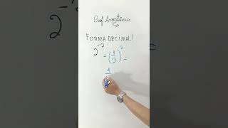 Qual é Forma decimal da potência 22❓Como transformar potência com expoente negativo em decimal❓ [upl. by Manlove892]