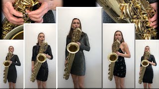 Hallelujah in the style of Pentatonix bari sax cover [upl. by Yuk]