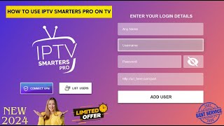 How to Install IPTV Smarters Pro on Smart TV 2024 [upl. by Koval]