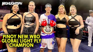 And the New WBO Global Light Fly Champion Regie Suganob Highlights [upl. by Gowrie]