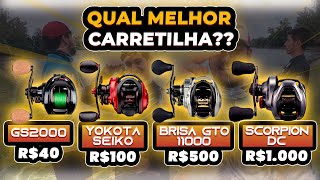 🎣 CARRETILHAS de 40R vs 1000R  Qual é melhor TESTE COMPARATIVO [upl. by Adaj]