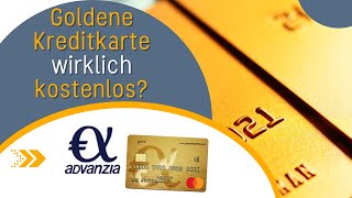 Kostenlose Gold Kreditkarte Advanzia Gebührenfrei  Lohnt sie sich [upl. by Baese489]