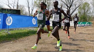 MUKTAR EDRIS at Cinque Mulini Cross Country 2021 [upl. by Laucsap]