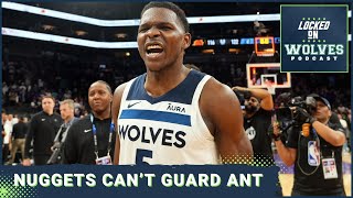 The Denver Nuggets cant guard Timberwolves Anthony Edwards  other items from regular season games [upl. by Der]