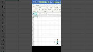 Select 10000 Cells in 1 Second in Excel excel msexcel exceltips exceltutorial microsoftexcel [upl. by Welton571]