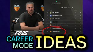 FC 25 CAREER MODE IDEAS [upl. by Yehtomit]