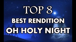 Oh Holy Night  TOP 8 The Most Beautiful Renditions Whitney Houston Celine Dion and others [upl. by Annoek]