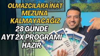 28 Günde AYT Matematiği 2x Hızında Bitir I Mezuna Kalmayacağız I yks2024 [upl. by Alleuqcaj]