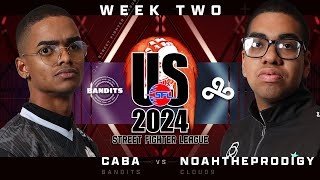 Caba Guile vs NoahTheProdigy Luke  Bo5  Street Fighter League ProUS Week 2 [upl. by Edahc180]