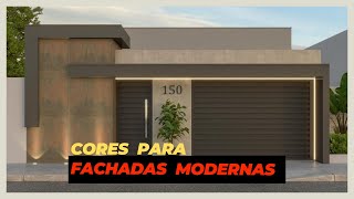 CORES PARA DEIXAR A FACHADA DA SUA CASA MODERNA  2024 [upl. by Ainimre383]