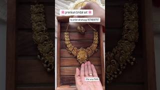 Bridal Jewellery at wholesale price Imitation jewellery onegramgold bridaljewellery [upl. by Krum]