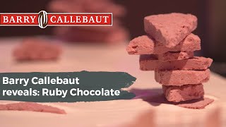 Barry Callebaut reveals the fourth type in chocolate Ruby chocolate [upl. by Kerred]