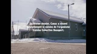 Canac rénove la cuisine de lorganisme Cuisine Collective Beauport [upl. by Malarkey905]