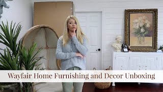 Wayfair Unboxing and Room Makeover [upl. by Ylus]