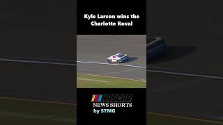 Larson wins at the Roval shorts [upl. by Nahc994]