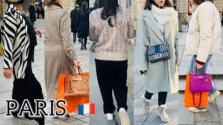 PARIS STYLE BEST Winter fashion 2024 Desembre Trendy and Fashionable PARIS STREET STYLE [upl. by Anaele]