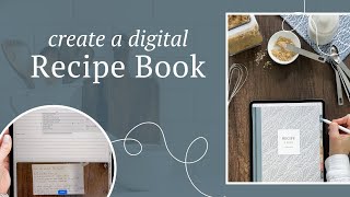 Create Your Own Digital Recipe Book [upl. by Kutzer]