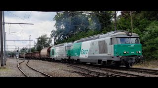 SNCF BB67400  SNCF Fret  Train de Marchandise  Clabecq  Klabbeek  2022 [upl. by Bronder763]