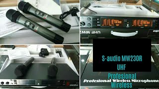 SAudio MW230R UHF Profesional Wireless Microphone [upl. by Ylerebmik]