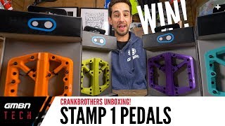 Crankbrothers Stamp 1 Flat Pedals  GMBN Tech Unboxing [upl. by Eveivaneg]