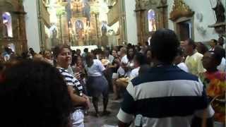 Primeira Missa de 2013 na Igreja de N Sra do Rosário dos Pretos SalvadorBA [upl. by Ahsitahs]