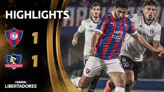 Cerro Porteño vs ColoColo 11 Resumen y goles  Copa Libertadores 2024 [upl. by Yanetruoc]