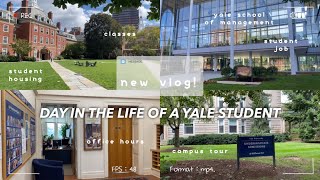 productive day in the life at yale 🎧 📖  classes gym student job mick mulvaney talk campus tour [upl. by Mirna]