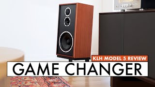 KLH Strikes Back BEST Loudspeakers UNDER 2000 Model 5 Speaker Review [upl. by Cuda286]