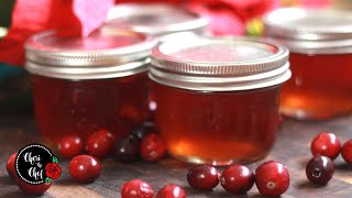 Cranberry Jelly Thanksgiving  Easy 3 Ingredient Recipe [upl. by Suivatnod869]