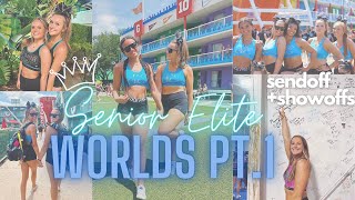 senior elite worlds 2023 pt1 sendoffshowoffs WORLD CHAMPS [upl. by Darell984]