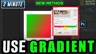 How to use gradient tool in photoshop 2024 [upl. by Endor860]